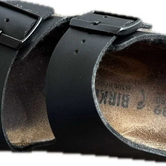 Birkenstock Women’s Arizona Black Sandals (39) - Picture 4 of 5